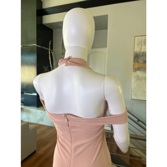 Nookie Hollywood Midi Dress in Blush Pink - Picture 7 of 13